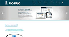 Desktop Screenshot of ficfrio.com.br